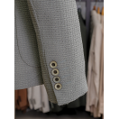 Örme Astarsız Açık Yeşil Slim Fit Erkek Ceket