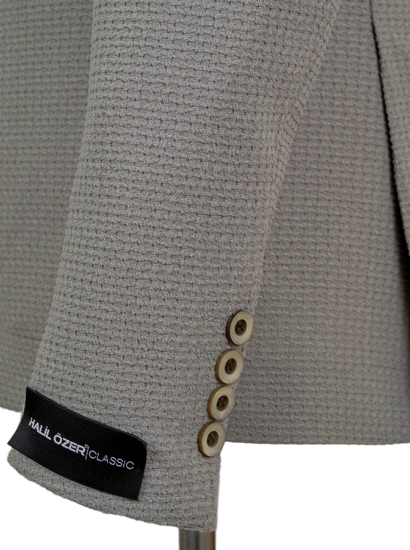 Örme Astarsız Tek Ceket Açık Yeşil 