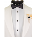 Kırlangıç Yaka Beyaz Slim Fit Erkek Smokin Damatlık