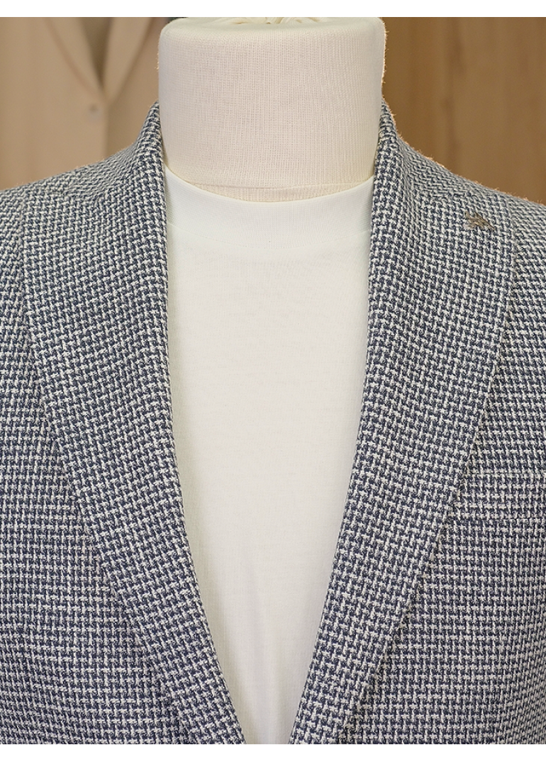 Kombinli Kruvaze Yeşil-Bej Slim Fit Erkek Takım Elbise