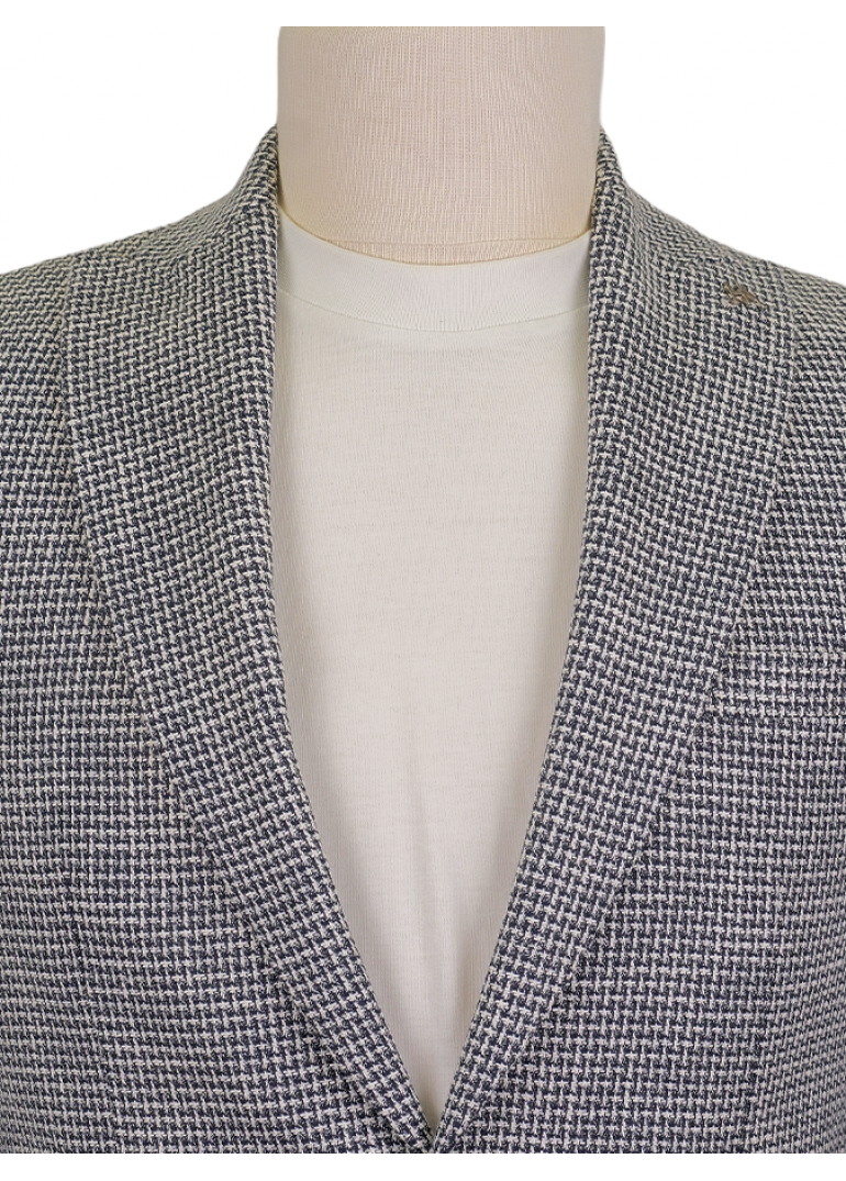 Kombinli Kruvaze Yeşil-Bej Slim Fit Erkek Takım Elbise