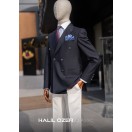 Lacivert Kruvaze Blazer Ceket