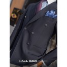 Lacivert Kruvaze Blazer Ceket