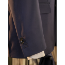 Kruvaze Lacivert Slim Fit Erkek Takım Elbise