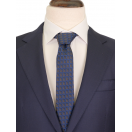 Kruvaze Lacivert Slim Fit Erkek Takım Elbise