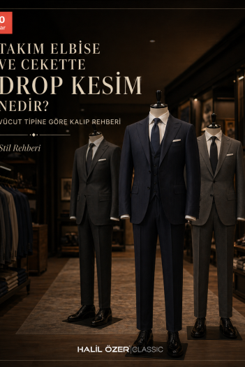 Takım Elbise ve Cekette Drop Kesim Nedir?