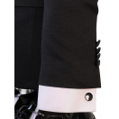 Siyah Sabit Şal Yaka Slim Fit Erkek Smokin Takım Elbise